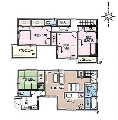 京都府宇治市大久保町平盛 3590万円 4LDK