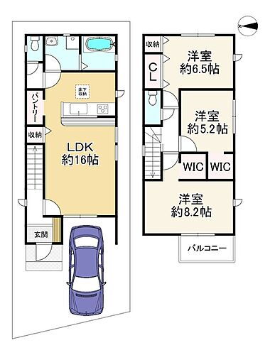 大阪府枚方市出口３丁目 3280万円 3LDK