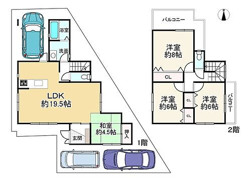 兵庫県尼崎市富松町4丁目 稲野駅 新築一戸建て 物件詳細