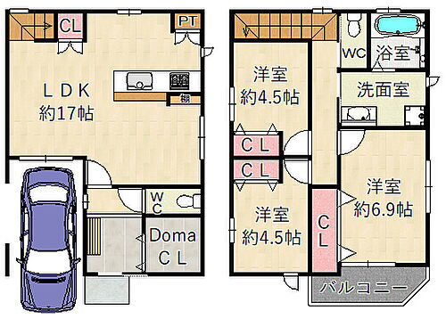 兵庫県尼崎市浜3丁目 4580万円 2SLDK