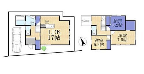 滋賀県大津市梅林２丁目 5298万円 2SLDK
