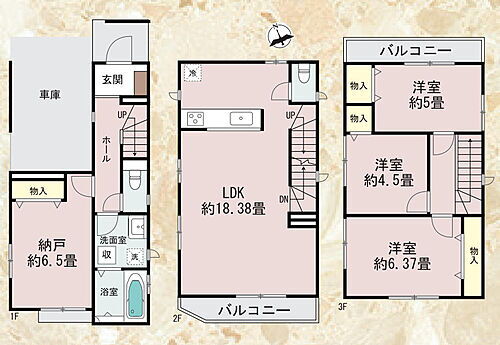 神奈川県横浜市鶴見区東寺尾北台 4590万円 3SLDK