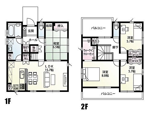 埼玉県鴻巣市筑波１丁目 3280万円 4LDK