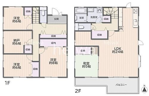 戸田市上戸田３丁目　中古戸建 間取図