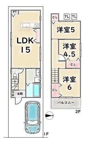 京都府京都市中京区西ノ京塚本町 4480万円 3LDK