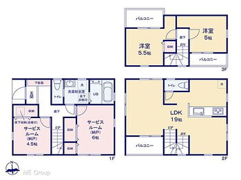 葛飾区柴又「コンサルティング４　課」　新築一戸建て　全５棟 図面と異なる場合は現況を優先