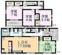 日光市大沢町２２－Ｐ１　１号棟 【間取り図】間取り図です。