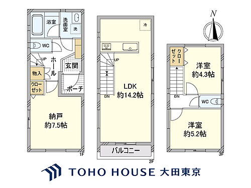 東京都大田区上池台５丁目 7080万円 2SLDK