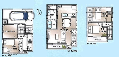 東京都練馬区貫井４丁目 6780万円 3SLDK