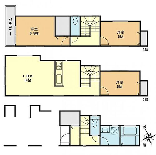 神奈川県横浜市港南区大久保２丁目 4380万円 3LDK