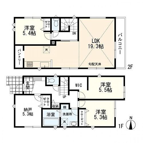 神奈川県横浜市神奈川区旭ケ丘 7590万円 3SLDK