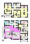 八幡西区大字浅川　中古戸建　浅川小・浅川中学校 【Floor plan~間取り~】リビングにこだわりをもった設計♪1階各所に床暖房設置で暖かいお家♪