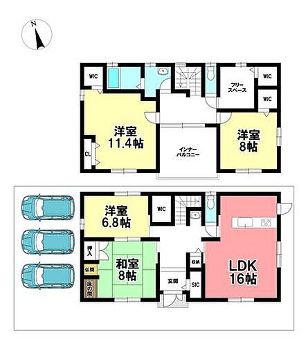 愛知県津島市唐臼町油田 3399万円 3LDK