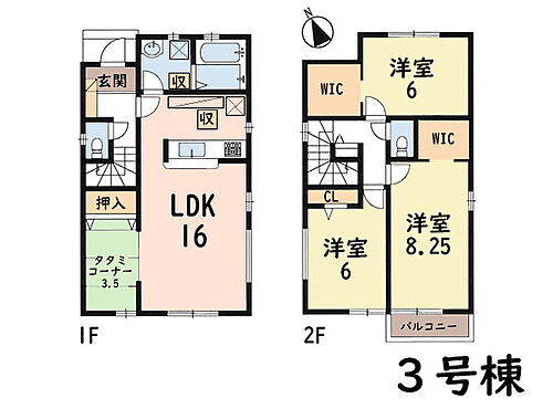 八王子市大楽寺町２３－１期　新築戸建　全４棟　３号棟