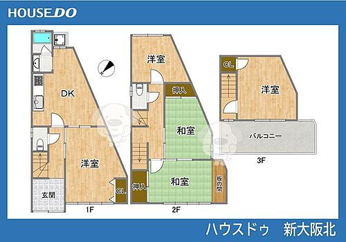 大阪府大阪市東淀川区淡路５丁目 中古住宅