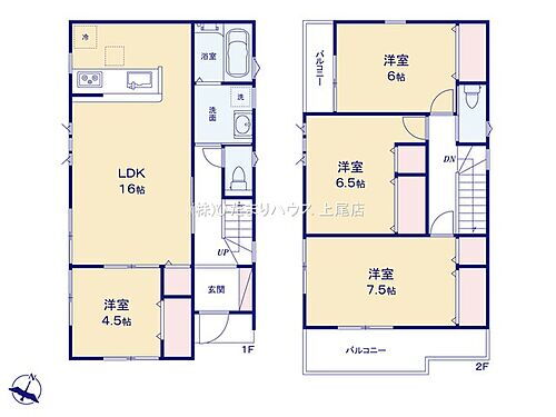 上尾市上　第２　新築一戸建て　ファーストタウン　０１