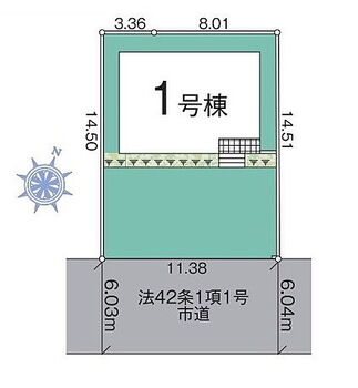 蓮田市桜台　全１棟 区画図