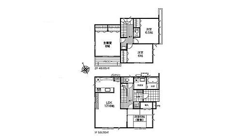 福岡県筑後市大字前津 2190万円 4LDK