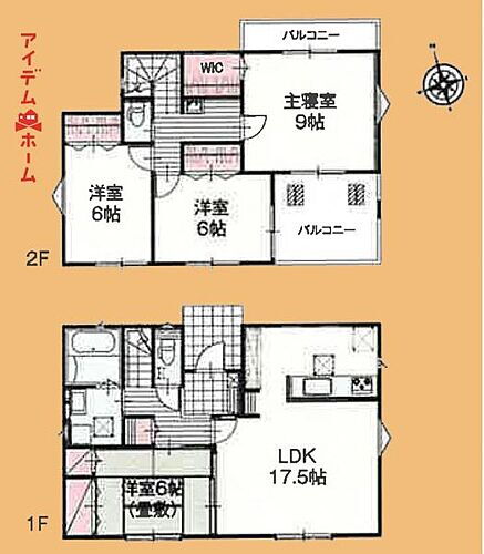 豊橋市富士見台１丁目　１５号棟 15号棟間取り お気軽にお問い合わせください。