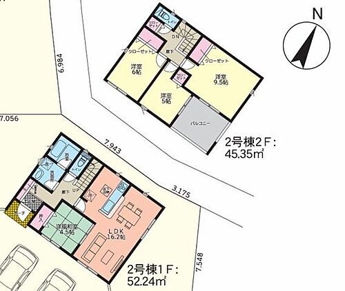 新築戸建　クレイドルガーデン佐野市田沼町第１７全２棟 図面と異なる場合は現況優先