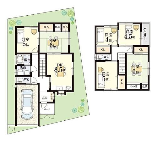 兵庫県芦屋市春日町 5180万円 6DK