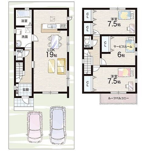 京都府久世郡久御山町林垣内 3390万円 2SLDK