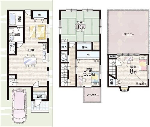 大阪府枚方市走谷２丁目 2380万円 3LDK