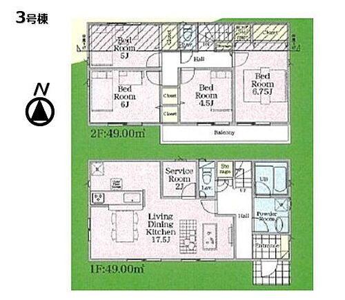 東京都小金井市貫井南町４丁目 6380万円 4LDK