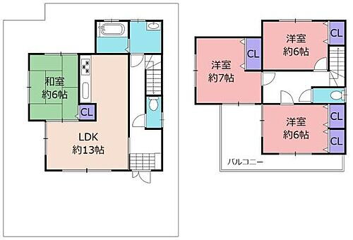 大阪府東大阪市荒本２丁目 2580万円 4LDK