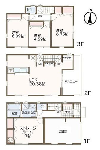 神奈川県横浜市鶴見区朝日町２丁目 5480万円 3SLDK