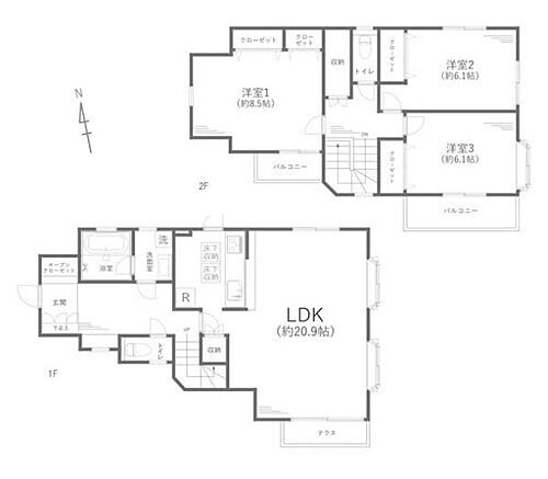 神奈川県川崎市多摩区栗谷２丁目 4390万円