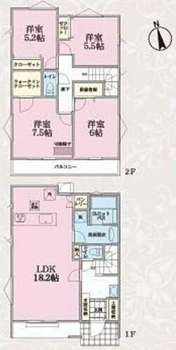 神奈川県横浜市栄区鍛冶ケ谷１丁目 4980万円 4LDK