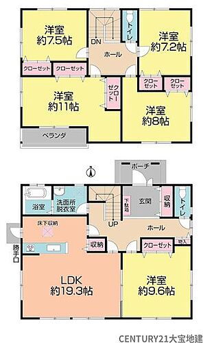 千葉県四街道市内黒田 2499万円 5LDK