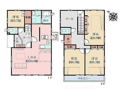 神奈川県横浜市南区唐沢 4380万円 4LDK