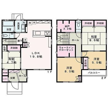 和歌山市栄谷　中古戸建 4SLDK、土地面積148.14平米、建物面積127.12平米