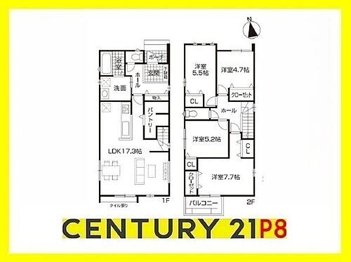 愛知県名古屋市北区福徳町５丁目 3840万円 4LDK