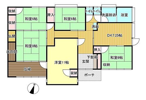 福岡県筑後市大字和泉44-1 羽犬塚駅 中古住宅 物件詳細