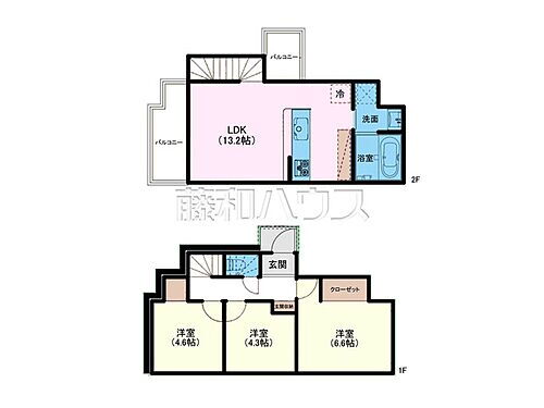 東京都調布市入間町３丁目 5480万円 3LDK