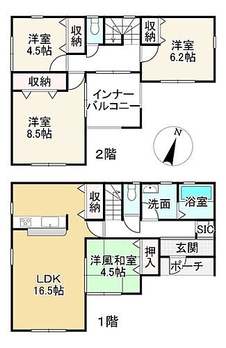 滋賀県長浜市口分田町 2630万円 4LDK