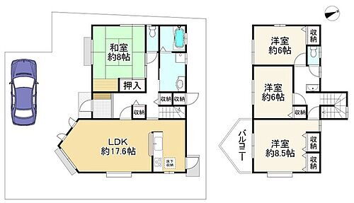 大阪府枚方市北山１丁目 3280万円 4LDK