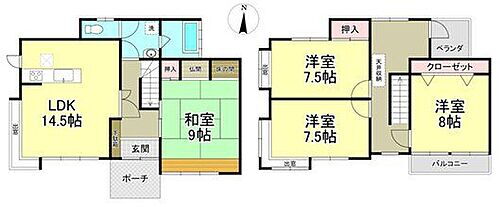 滋賀県大津市富士見台 中古住宅