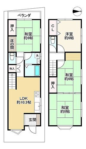大阪府羽曳野市恵我之荘６丁目 中古住宅