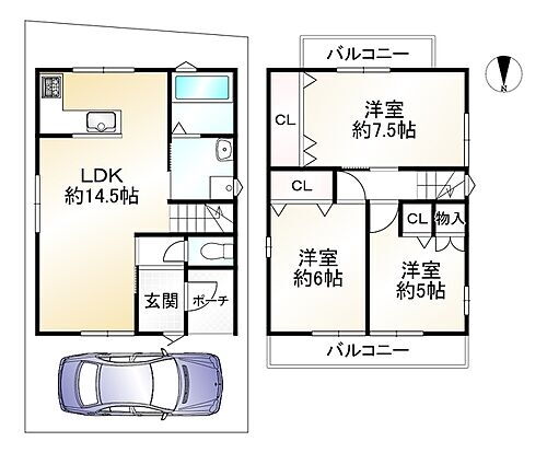 京都府京都市南区久世大薮町 2599万円 3LDK