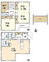 八千代台南３丁目 2階洋室は10.6帖もしくは2部屋区切っても利用可能です。