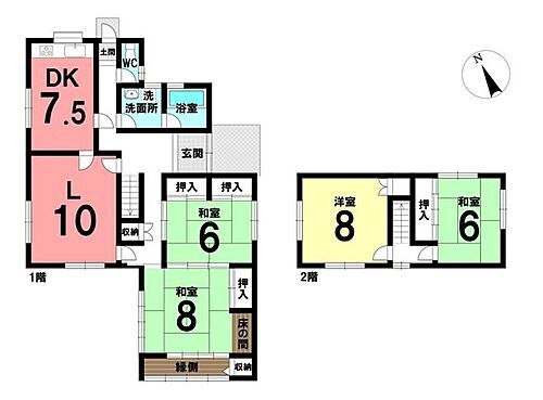 愛知県岡崎市滝町字外浦 中古住宅
