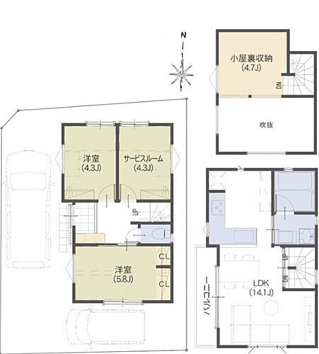 東京都立川市栄町1丁目 国立駅 新築一戸建て 物件詳細