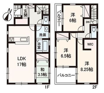 Ｌｉｖｅｌｅ　Ｇａｒｄｅｎ．Ｓ富田林市高辺台２丁目　２号棟 庭スペースも広々！閑静な住宅地に建つゆとりの4LDK新築戸建。南面を含む二面バルコニー付き。