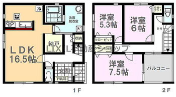 Ｃｒａｄｌｅｇａｒｄｅｎ宇都宮市宮の内第３　２号棟 【間取り図】間取り図です。