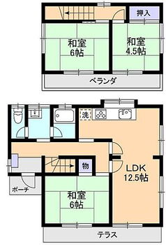 上毛電鉄「山名駅」徒歩７分。南東６ｍ公道面。