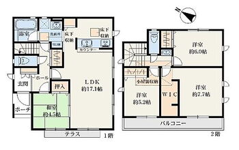 相模原市中央区清新　３ 間取り図